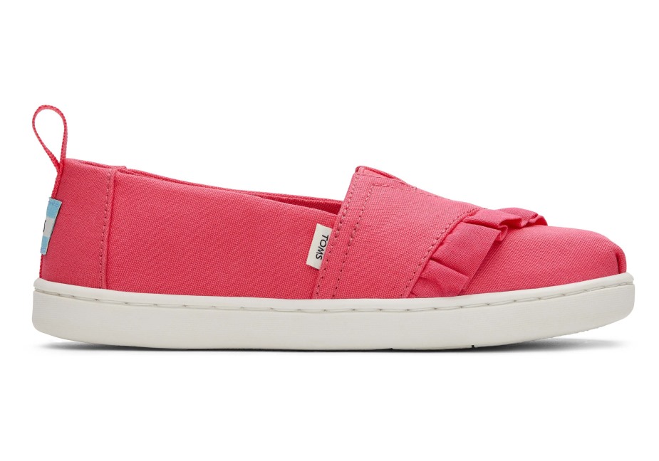Toms Gençlik Alpargata Fırfır Ahududu
