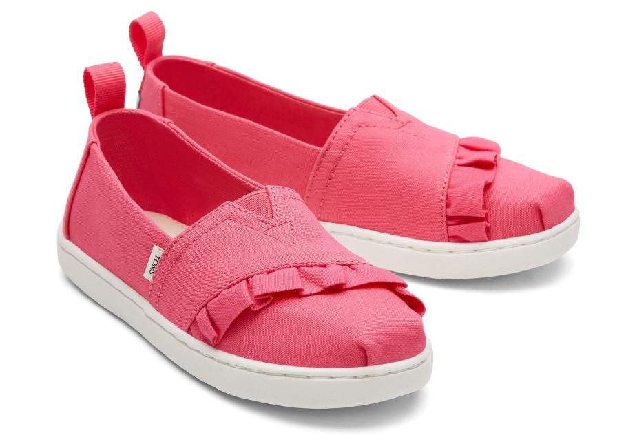 Toms Gençlik Alpargata Fırfır Ahududu