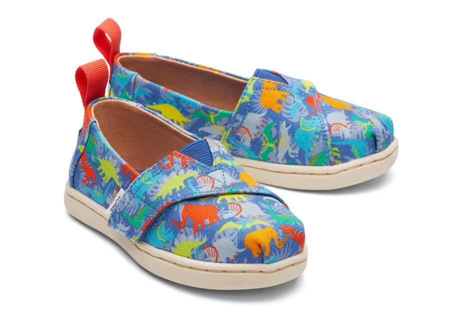 Toms Minik Espadrilles Dinos Kobalt Mavisi