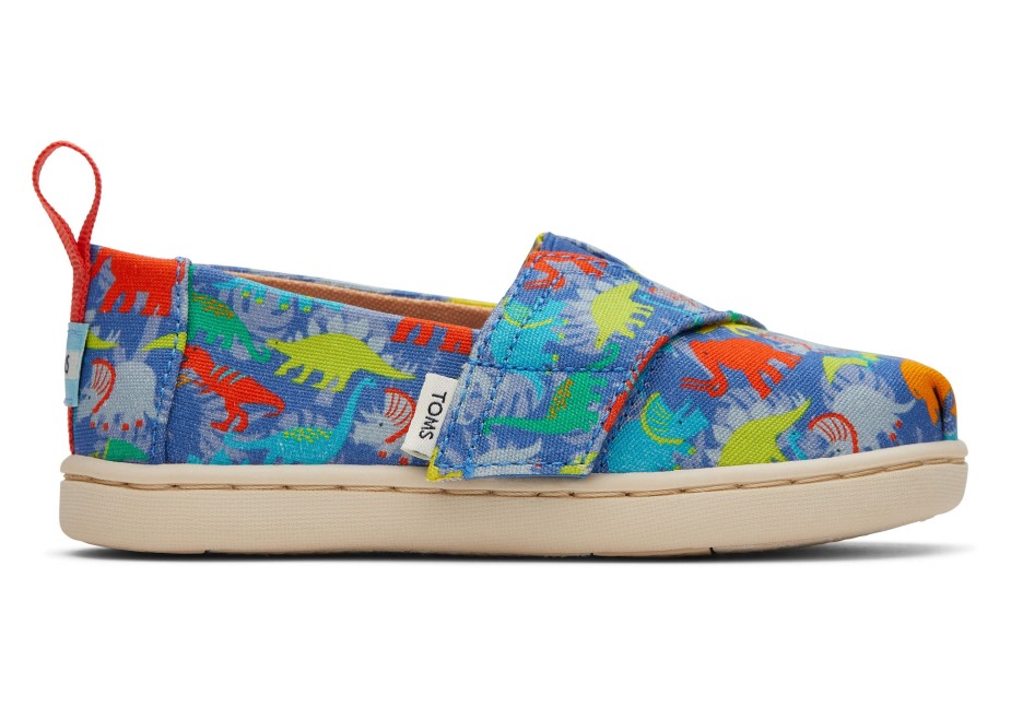 Toms Minik Espadrilles Dinos Kobalt Mavisi