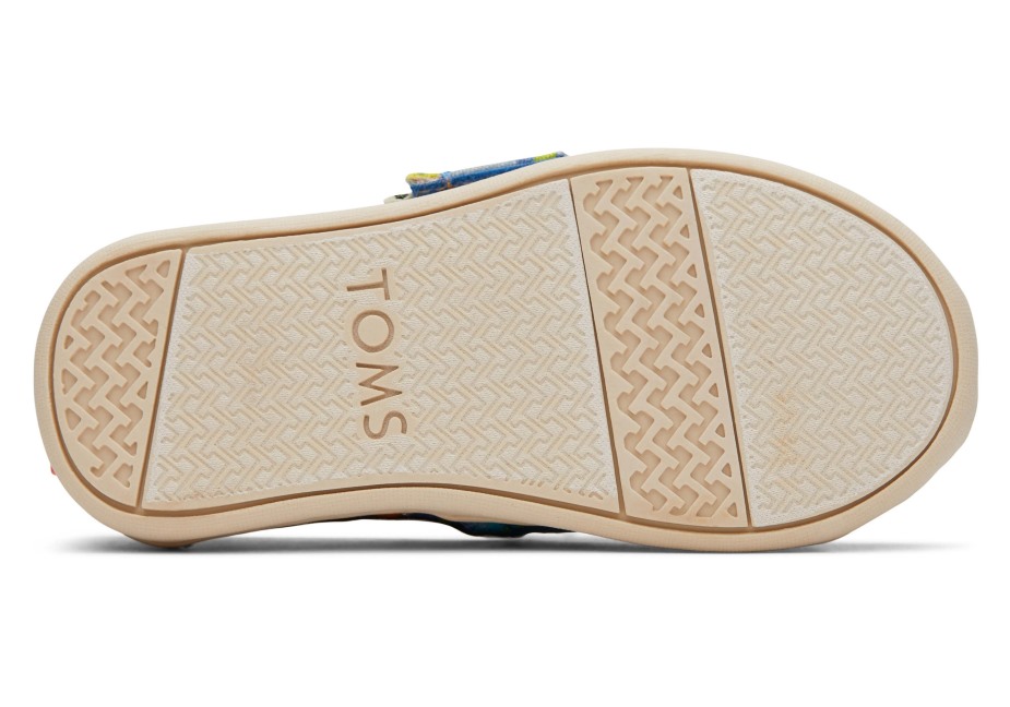 Toms Minik Espadrilles Dinos Kobalt Mavisi