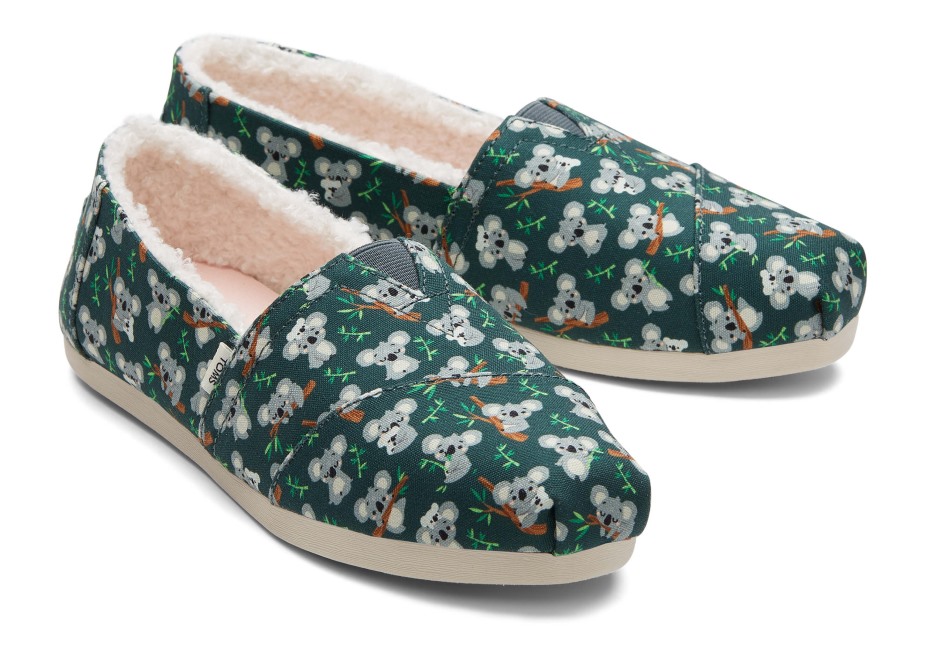 Toms Alpargata Koala Ormanı Yeşil