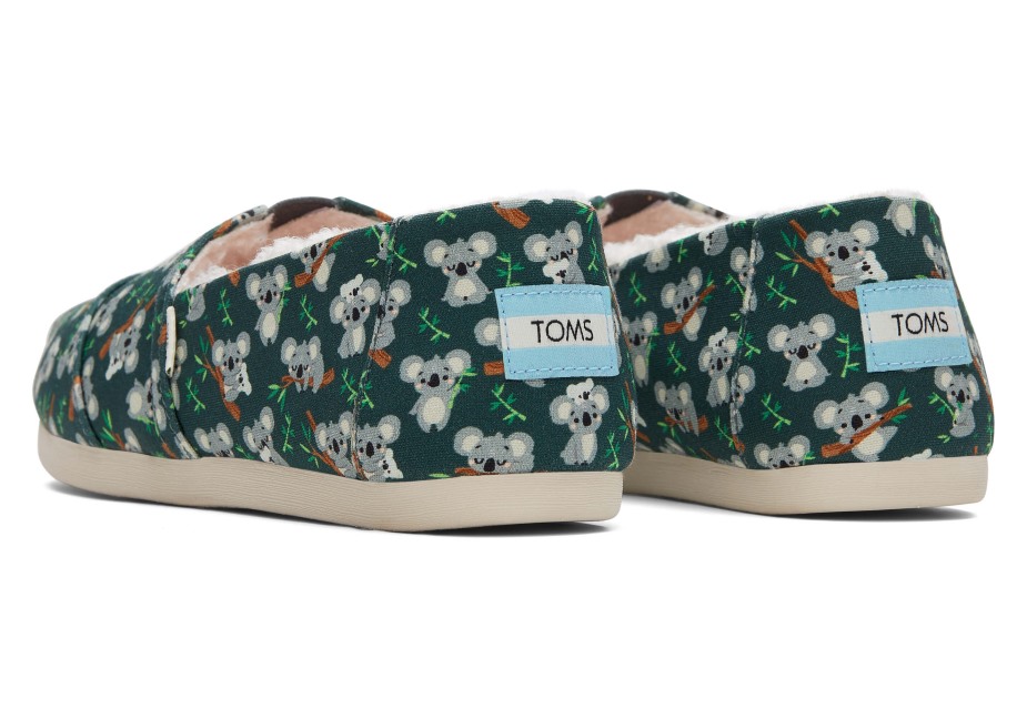 Toms Alpargata Koala Ormanı Yeşil