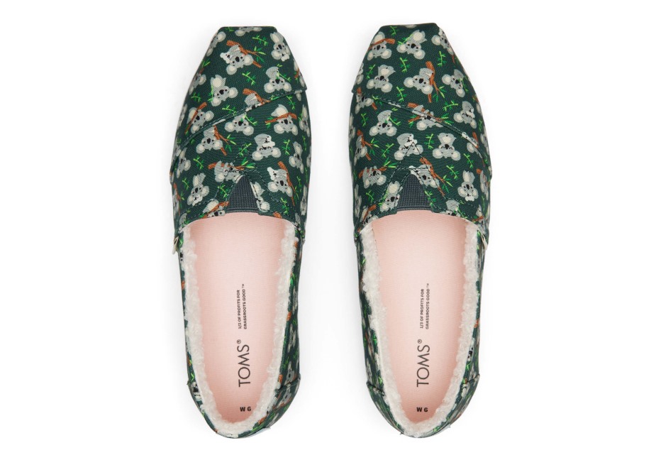 Toms Alpargata Koala Ormanı Yeşil