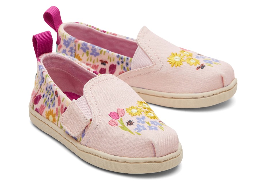 Toms Pembe çiçek Alpargata Pembe Alanlar