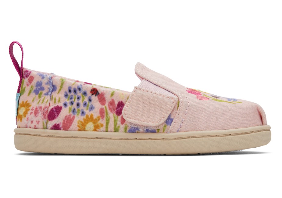 Toms Pembe çiçek Alpargata Pembe Alanlar