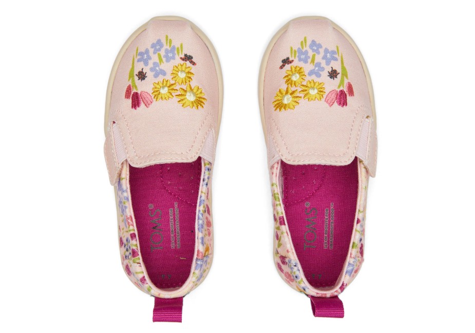 Toms Pembe çiçek Alpargata Pembe Alanlar