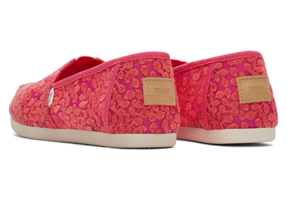 Toms Botanik Dantel Alpargata Fuşya