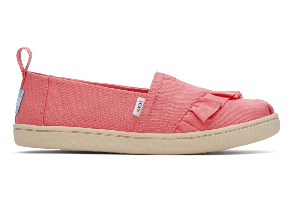 Toms Gençlik Alpargata Fırfır Gül