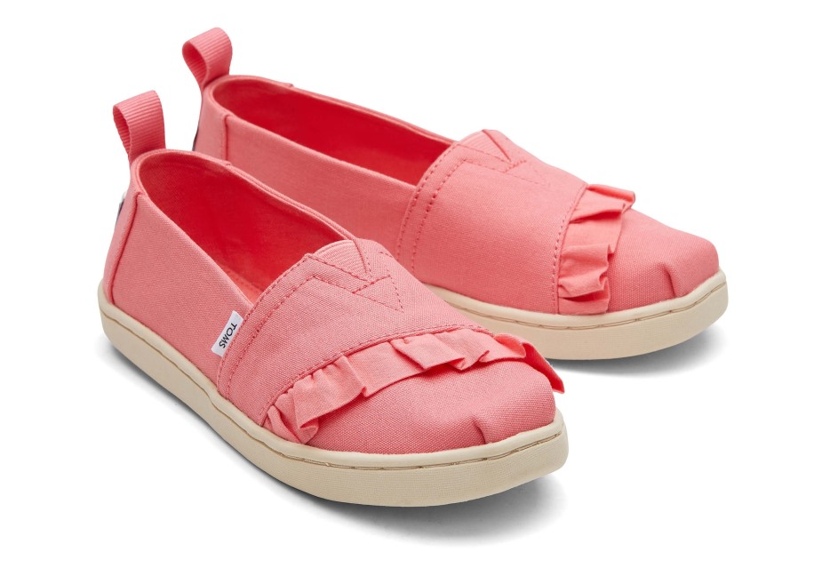 Toms Gençlik Alpargata Fırfır Gül