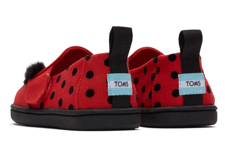 Toms Uğur Böceği Lav Kırmızısı Espadril