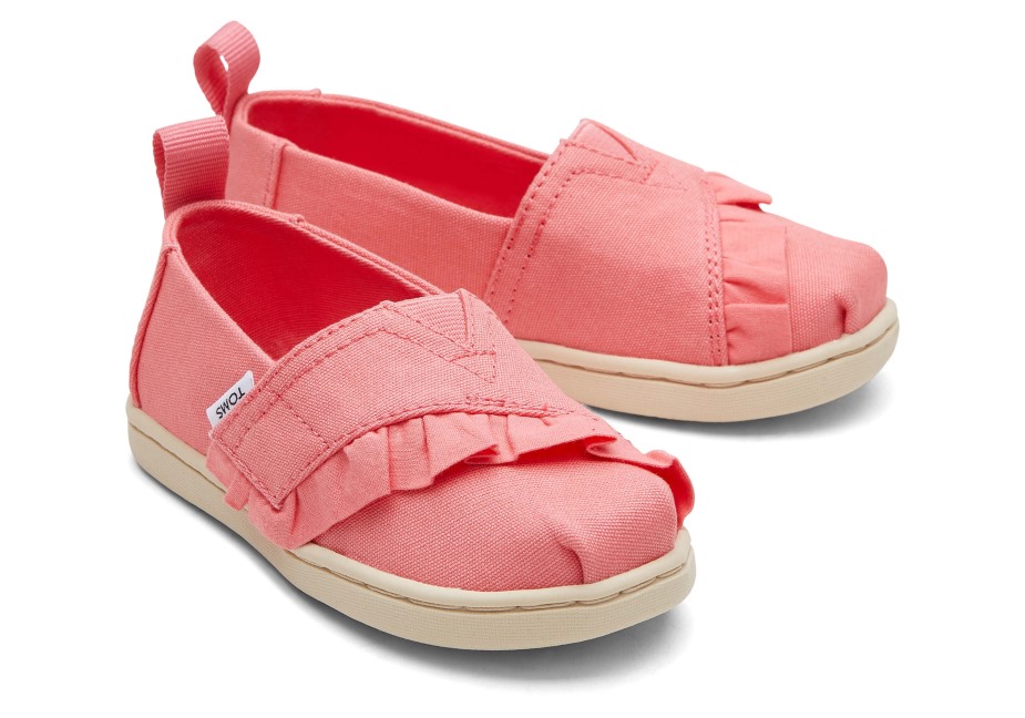 Toms Minik Espadril Fırfır Gül