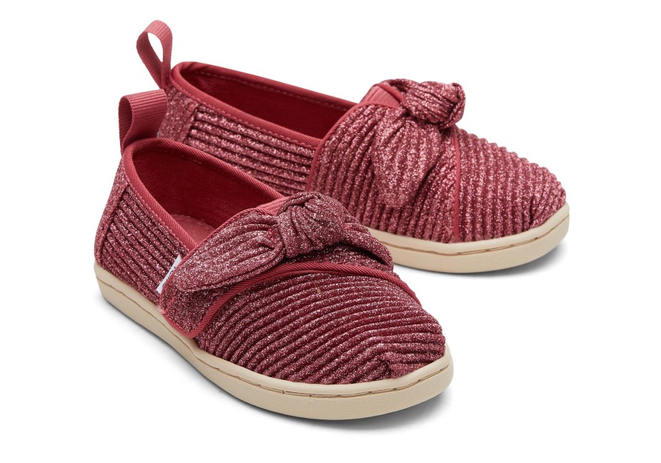 Toms Minik Alpargata Pırıltı Koyu Gül