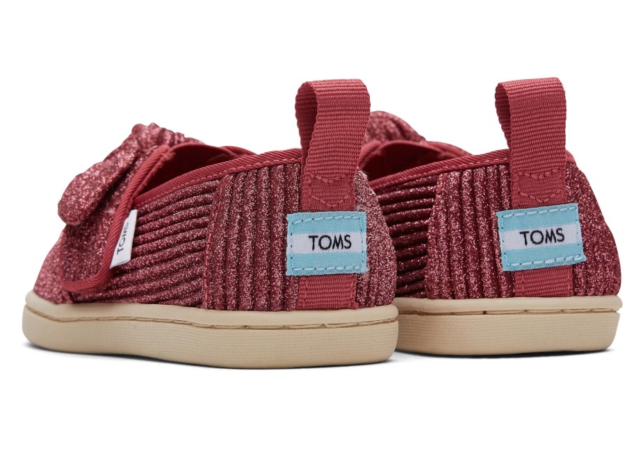 Toms Minik Alpargata Pırıltı Koyu Gül