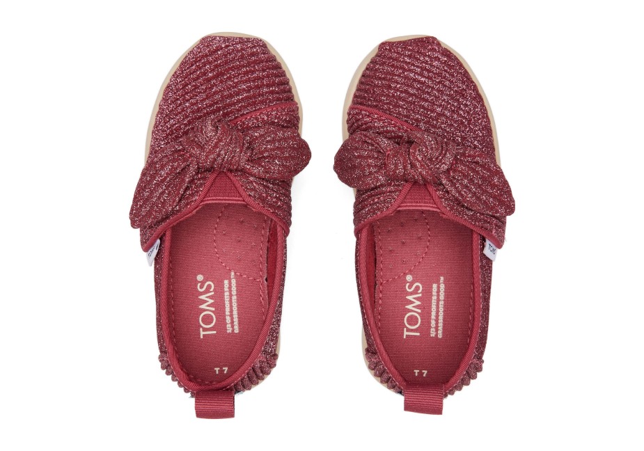 Toms Minik Alpargata Pırıltı Koyu Gül