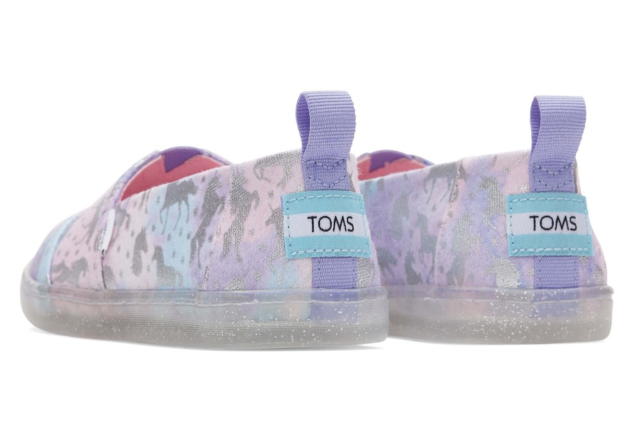 Toms Gençlik Alpargata Tek Boynuzlu At Batik Folyo