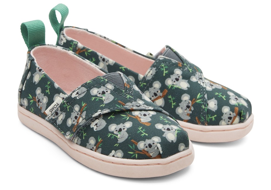 Toms Minik Alpargata Koala Ormanı Yeşil