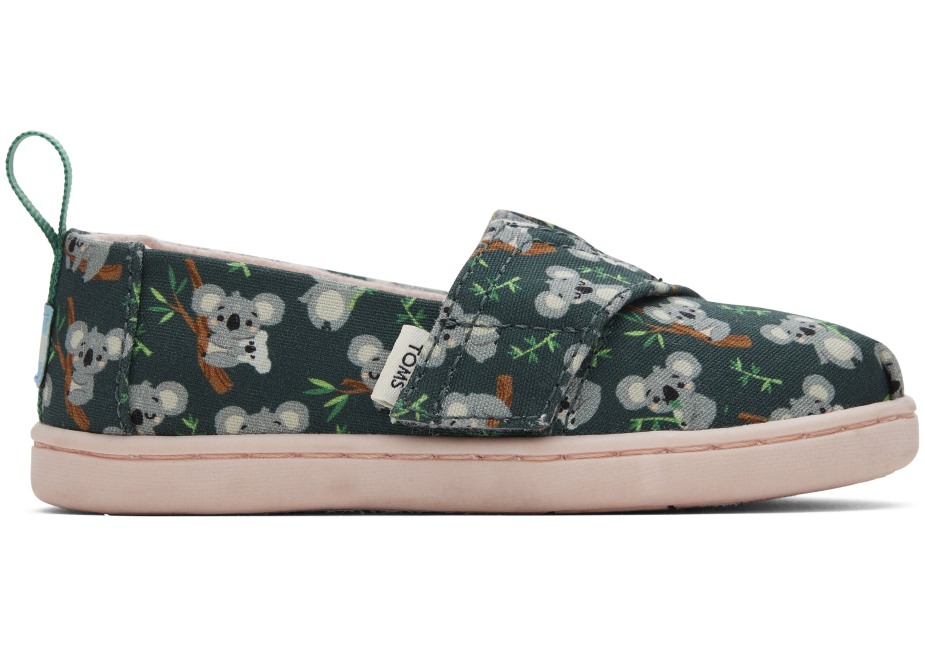 Toms Minik Alpargata Koala Ormanı Yeşil