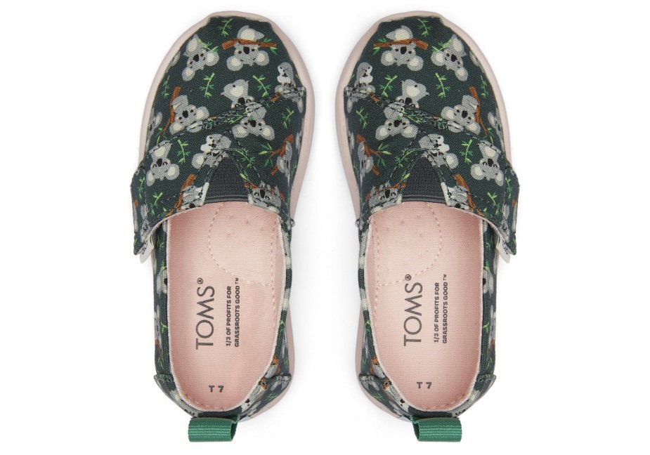 Toms Minik Alpargata Koala Ormanı Yeşil