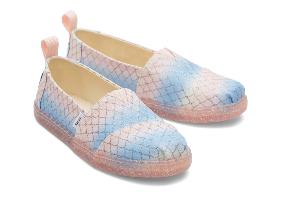 Toms Gençlik Alpargata Deniz Kızı Pembe çoklu