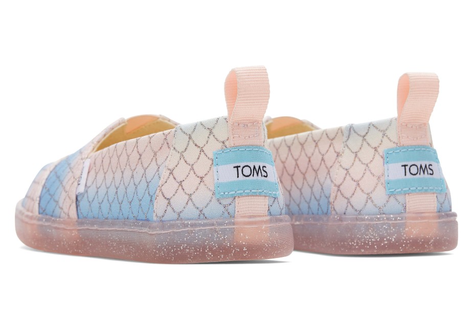 Toms Gençlik Alpargata Deniz Kızı Pembe çoklu