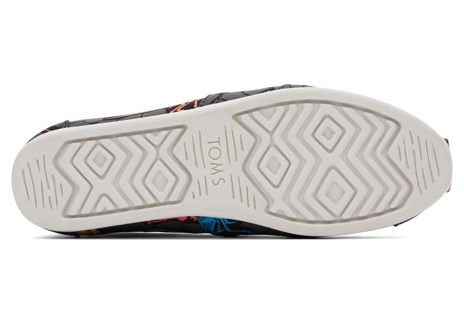 Toms Alpargata Dino Neon çoklu Dino