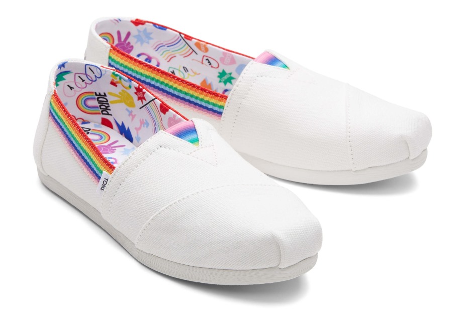 Toms Birlik Gurur Alpargata çoklu Gökkuşağı