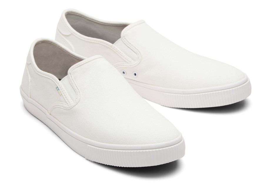 Beyaz üzerine Toms Baja Slip