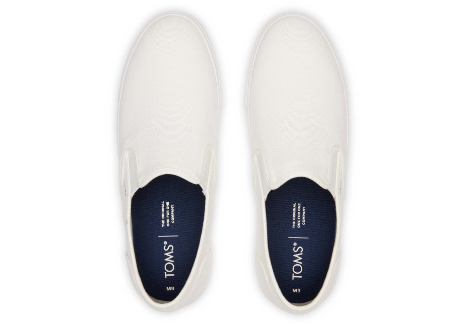 Beyaz üzerine Toms Baja Slip