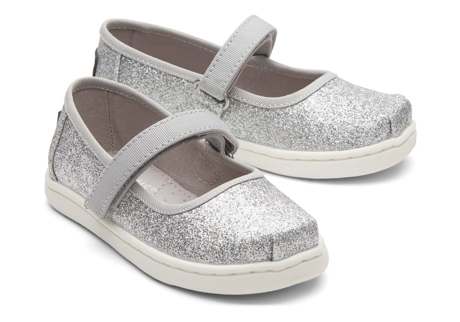 Toms Minik Mary Jane Gümüş Yanardöner