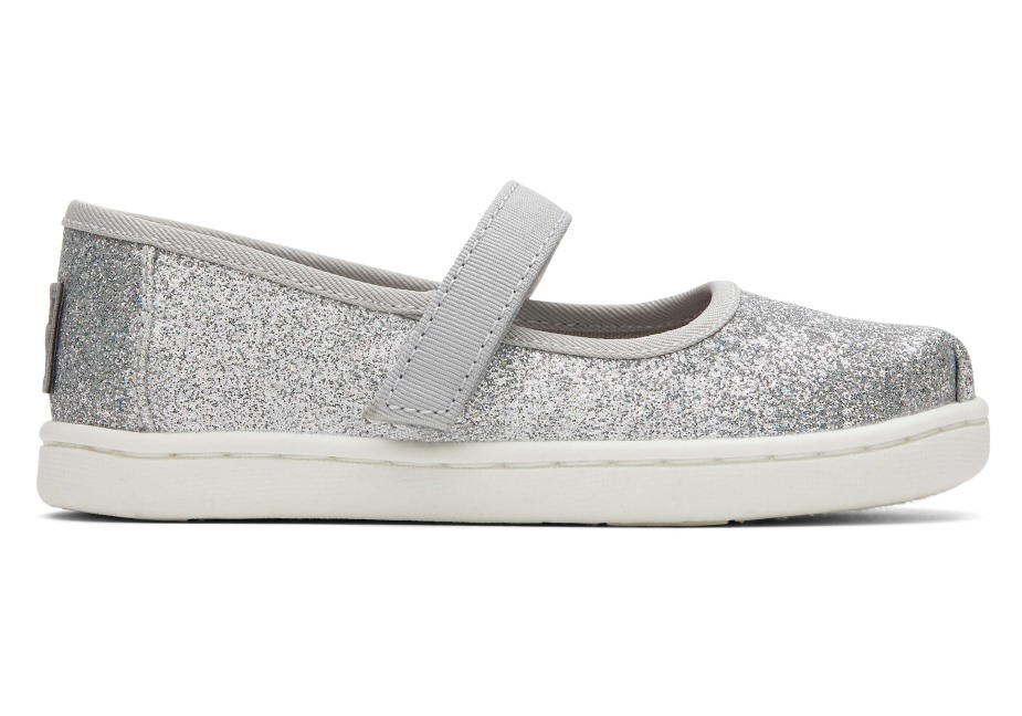 Toms Minik Mary Jane Gümüş Yanardöner