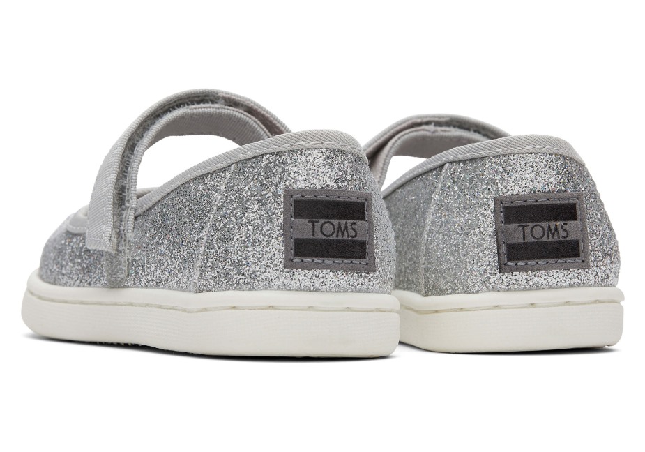 Toms Minik Mary Jane Gümüş Yanardöner