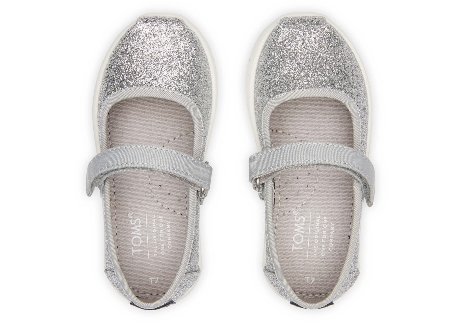 Toms Minik Mary Jane Gümüş Yanardöner