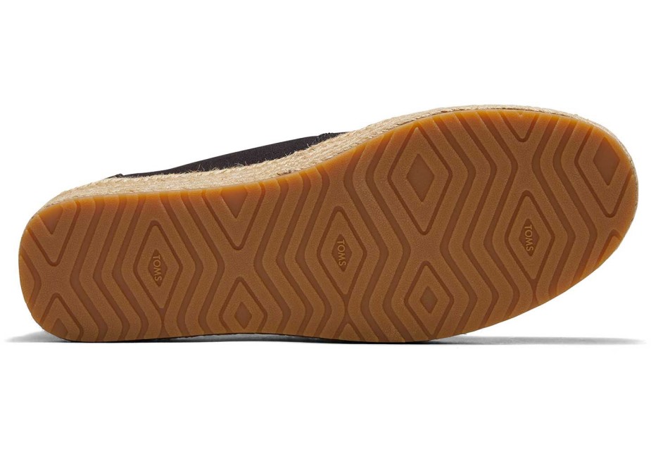 Toms Valencia Platform Espadril Siyah