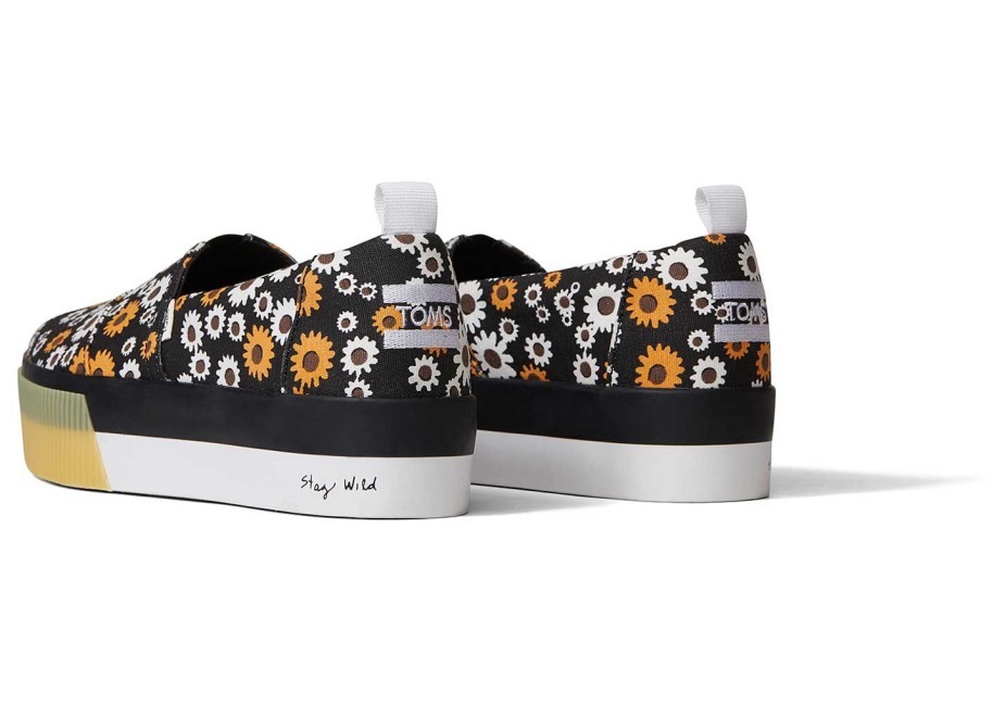 Toms Alpargata Boardwalk Beyaz üzerine Kayma