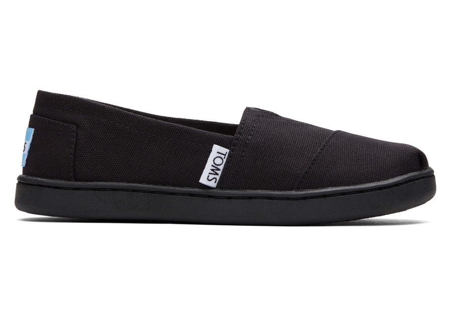 Toms Gençlik Alpargata Tuval Siyah
