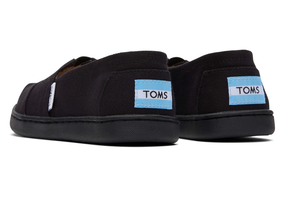 Toms Gençlik Alpargata Tuval Siyah