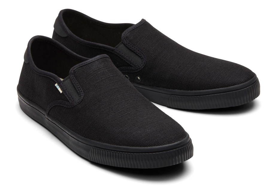 Toms Baja Siyah Slip