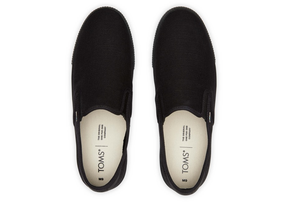 Toms Baja Siyah Slip