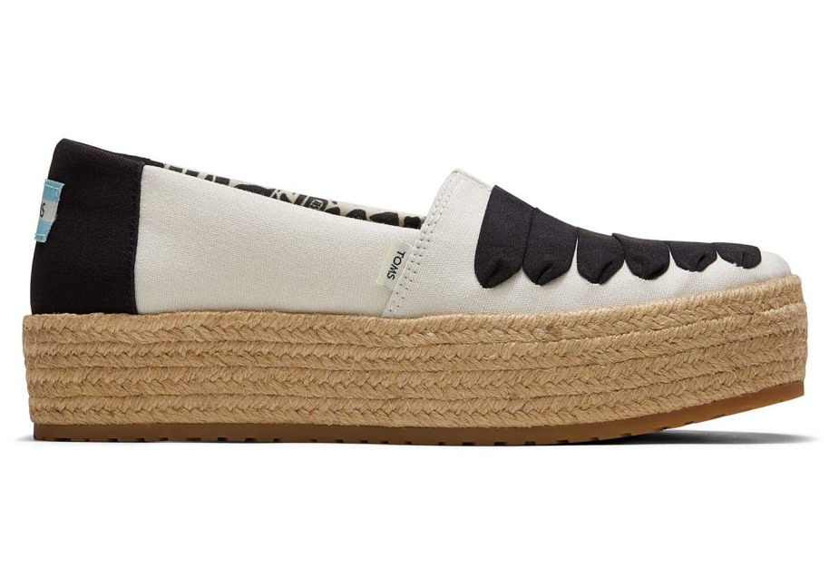 Toms Valencia Platform Espadril Doğal