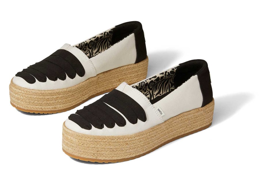 Toms Valencia Platform Espadril Doğal