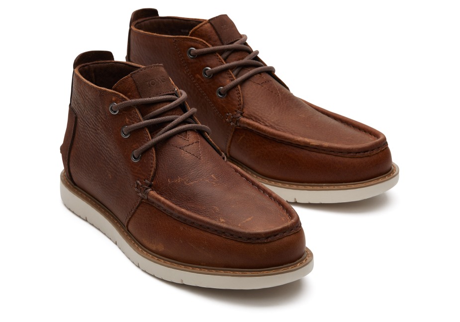 Toms Chukka çizme Suya Dayanıklı Fıstık Kahvesi