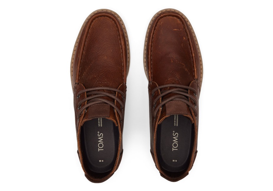 Toms Chukka çizme Suya Dayanıklı Fıstık Kahvesi