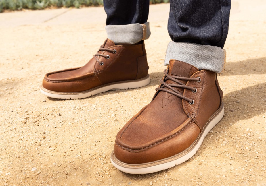 Toms Chukka çizme Suya Dayanıklı Fıstık Kahvesi