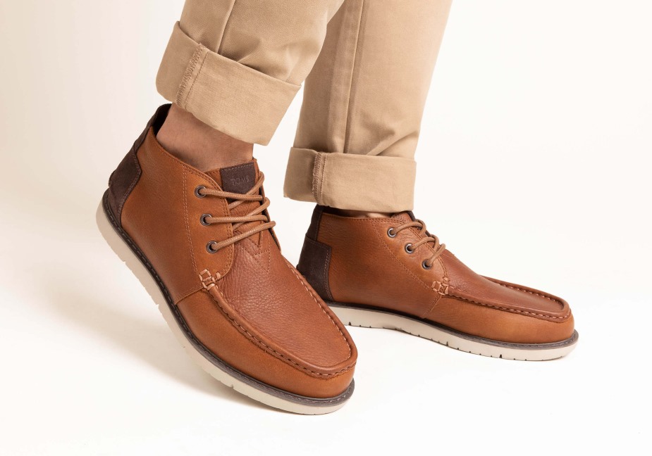 Toms Chukka çizme Suya Dayanıklı Fıstık Kahvesi