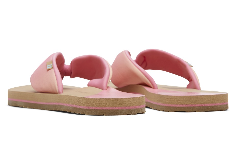 Toms Piper Parmak Arası Terlik Yeniden Pembe Ombre