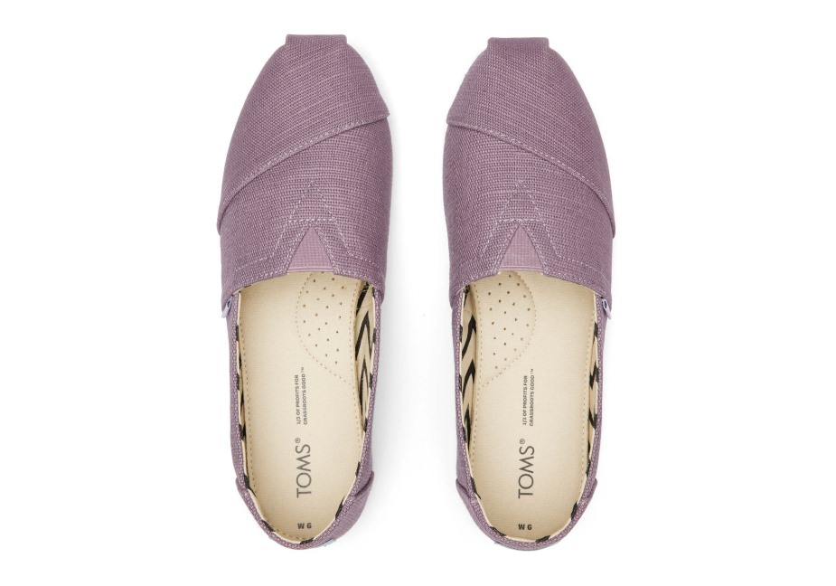Toms Alpargata Miras Tuval Dut Mor