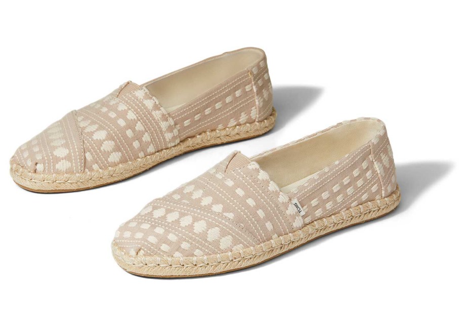 Toms Platformu Alpargata Doğal Toms