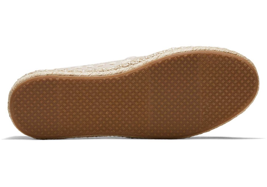 Toms Platformu Alpargata Doğal Toms