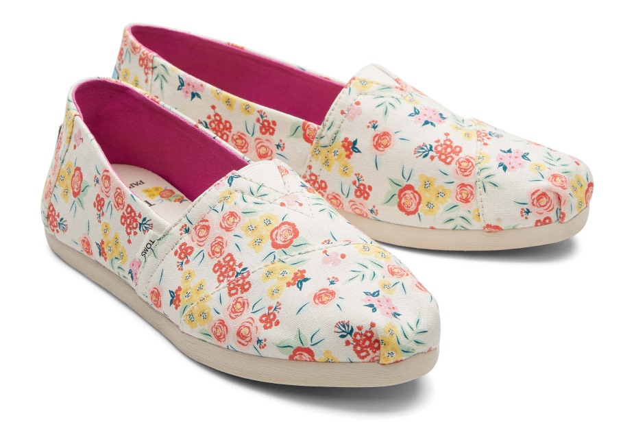Toms Alpargata Kağıt Kaynağı çiçek